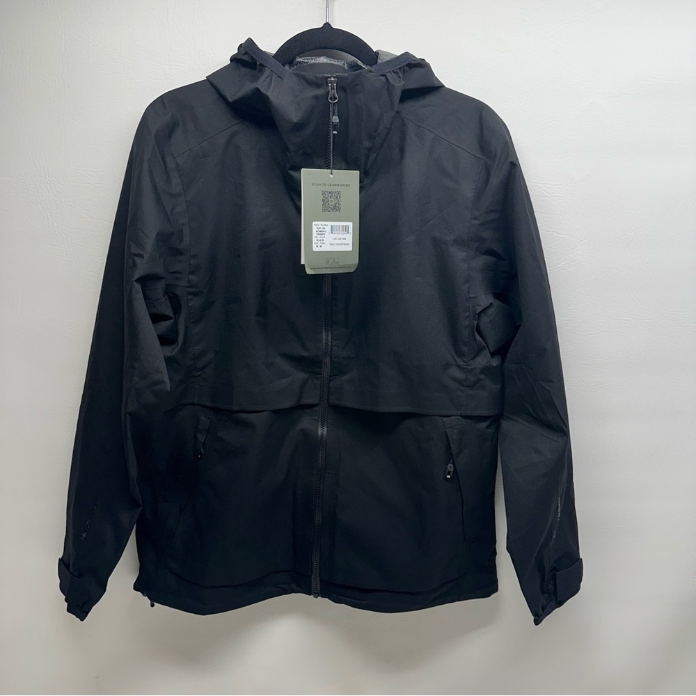 STORMTECH Women’s Black Hooded Jacket WINDBREAKER SZ M NWT